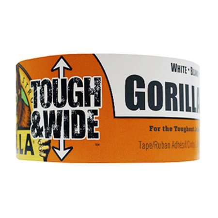 GORILLA GLUE 2.88 in. x 25 Yards Tough & Wide Tape, White GO572084